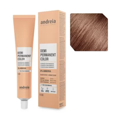 Характеристики Безаміачна крем-фарба для волосся тон у тон 6.7 Andreia 100 мл.