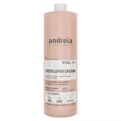Характеристики Окислювач для фарби для волосся Andreia Oxy 10 vol 3% 1000 мл.