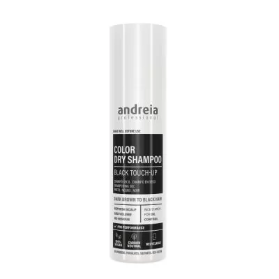 Супутні товари до Сухий шампунь для чорного волосся Andreia Color Dry Black 150 мл.