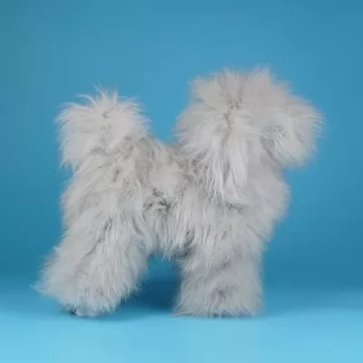 Парик для тела манекена собаки MD03 - серый Teddy Bear