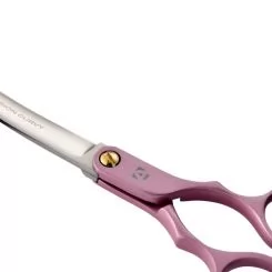 Фото Контуринговые ножницы для груминга Artero Fusion Curvy Shears Pink 7,0 - 7