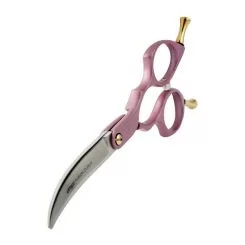 Фото Контуринговые ножницы для груминга Artero Fusion Curvy Shears Pink 7,0 - 8