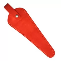Фото Замшевий чохол для однієї моделі перукарських ножиць Sway Red - 2