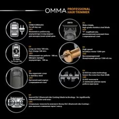 Фото Професійний тример для стрижки Sway Omma - 3
