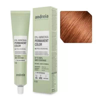 Безаммиачная крем-краска для волос 6.34 Andreia 100 мл.