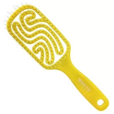 Фото Щітка для укладки волосся Sway Eco Organic Yellow розмір M