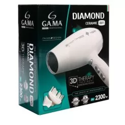 Фото Професійний фен для волосся Ga.Ma Diamond Ceramic-Ionic 3D Therapy White 2300 Вт - 4