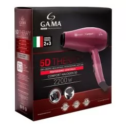Фото Профессиональный фен для волос Ga.Ma Comfort Halogen 5D Therapy Red 2200 Вт - 5