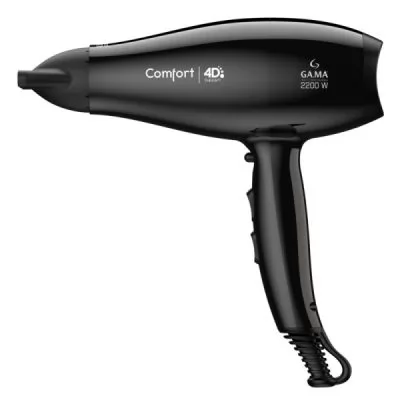 Фен для волосся Ga.Ma Comfort Ultra Ozone Ion 4D Therapy Black 2200 Вт