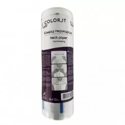 Фото Упаковка парикмахерских воротничков Coloreit 500 шт. голубые - 1
