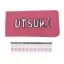 Фото Металевий гребінь для тварин Utsumi Quarter Pink Line 13,3 см - 2