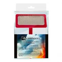 Фото Пуходерка для тварин з середніми зубцями Groom Soul Natural Series Soft Pins Red - 9