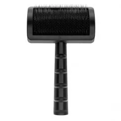 Фото Пуходерка для тварин з жорсткими зубцями Groom Soul Pro Series Hard Pins Black - 1