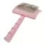 Велика пуходерка для тварин з м'якими зубцями Groom Soul Pro Series Soft Long Pins Pink - 5