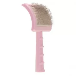 Фото Велика пуходерка для тварин з м'якими зубцями Groom Soul Pro Series Soft Long Pins Pink - 8