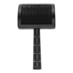 Фото Велика пуходерка для тварин з жорсткими зубцями Groom Soul Pro Series Hard Pins Black - 1