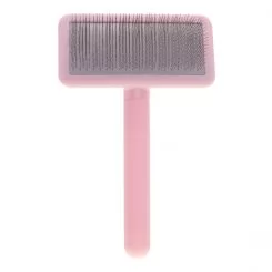 Фото Мала пуходерка для тварин з середніми зубцями Groom Soul Basic Series Soft Pins Pink - 1