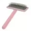 Фото Мала пуходерка для тварин з середніми зубцями Groom Soul Basic Series Soft Pins Pink - 5