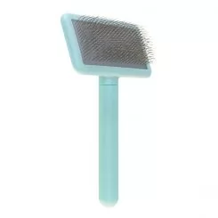 Фото Мала пуходерка для тварин з середніми зубцями Groom Soul Basic Series Soft Pins Mint - 8