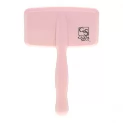 Фото Малая пуходерка для животных с жесткими зубцами Groom Soul Basic Series Air Cushion Pink - 8