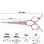Характеристики Вигнуті ножиці для грумінгу собак Barracuda Especial Pink 6 дюймів - 2