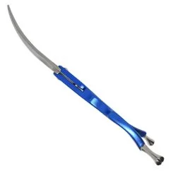 Фото Изогнутые ножницы для груминга животных Barracuda Especial Blue 6 дюймов - 4
