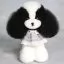 Шерсть манекена головы для Mr Jiang Teddy Head Model Black And White