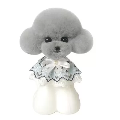 Фото Шерсть манекена голови для Mr Jiang Teddy Head Model Grey