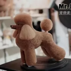 Фото Шерсть всего тела для манекена Mr Jiang Toy Poodle Model Brown - 3