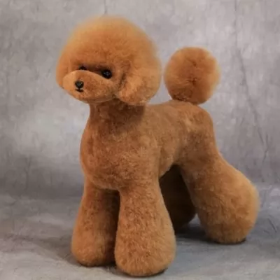 Шерсть всего тела для манекена Mr Jiang Toy Poodle Model Brownish Red