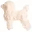 Фото Шерсть всього тіла для манекена Mr Jiang Toy Poodle Model Creamy White - 4