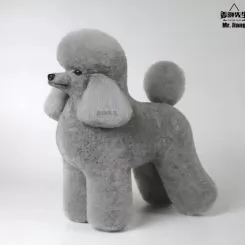 Фото Шерсть всього тіла для манекена Mr Jiang Toy Poodle Model Grey - 1